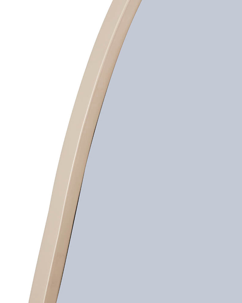 Pebble - Beige hairdressing mirror - Asymmetric